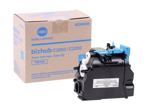 Konica Minolta TNP-48 Orjinal Mavi Toner Bizhub C3350-C3850 (A5X0450)